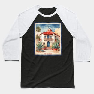 Villa del Carbon Estado de Mexico Vintage Tourism Travel Retro Baseball T-Shirt